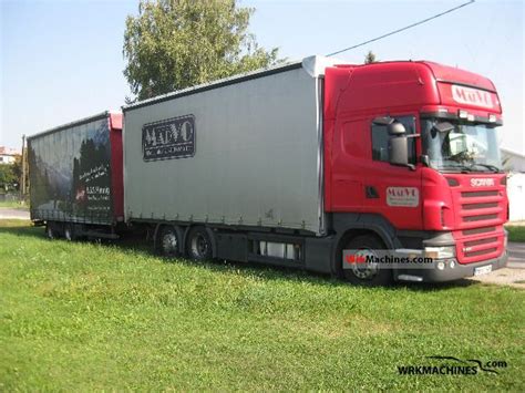 Scania P G R T Series R Stake Body And Tarpaulin Truck