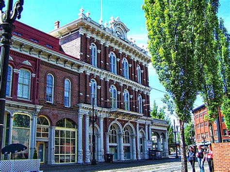 New Market Building Finished In 1872 On Ankeny Square In Downtown