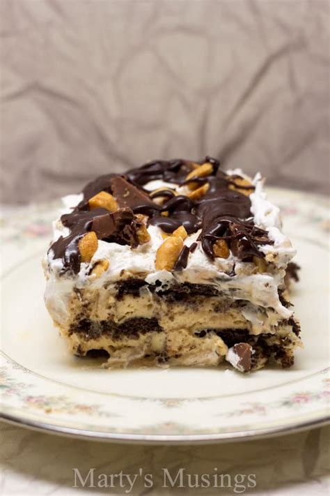 Chocolate Lasagna With Peanut Butter Cups