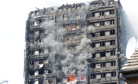 Flames Stripped Building Cladding In London High Rise Fire 2017 06 14