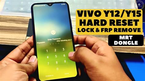 Vivo Y12 Y15 1901 Hard Reset Remove Pin Password Lock Vivo Y12 Frp