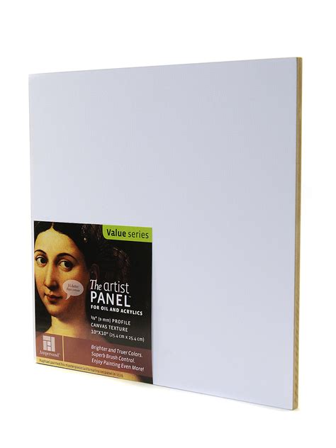 The Artist Panel Canvas Texture Flat Profile 10 In X 10 In 38 In