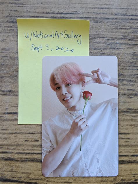 WTT USA BTS Memories Of 2019 Photocard Jimin PC For Taehyung R