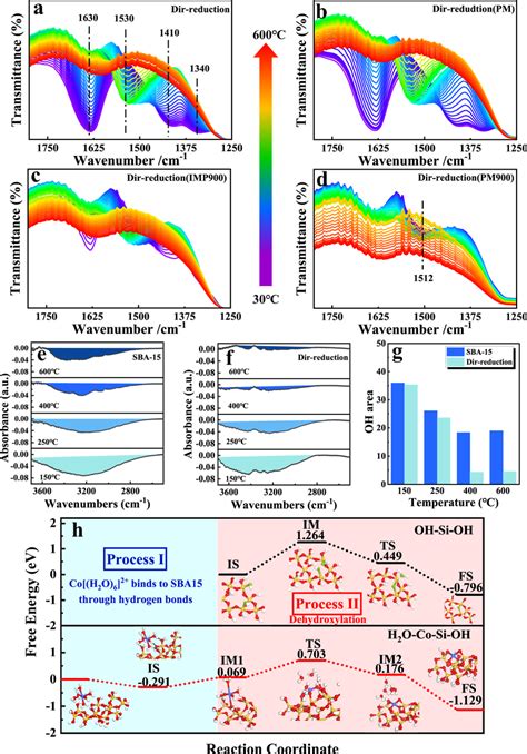 Analysis Of Mediating Mechanism Of Adsorbed Water In Situ FT IR Spectra