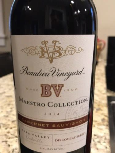 Beaulieu Vineyard BV Maestro Collection Discovery Series Cabernet