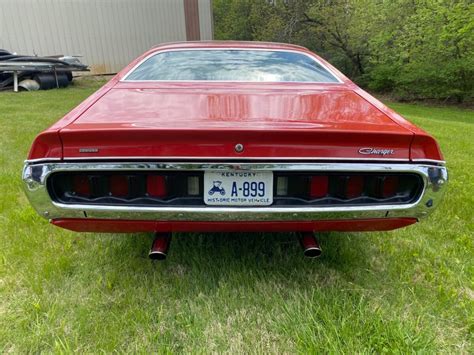 1972 Dodge Charger B Body High Option Red For Sale