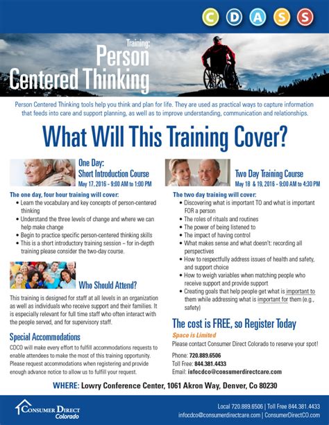 Person Centered Thinking Training Consumer Direct Care Network Colorado