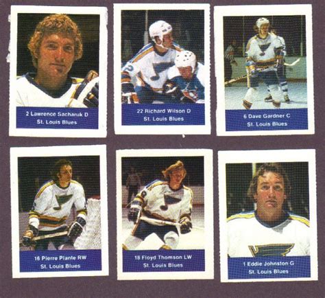 1974 75 Acme Loblaws Hockey Floyd Thomson Stl Blues Ebay