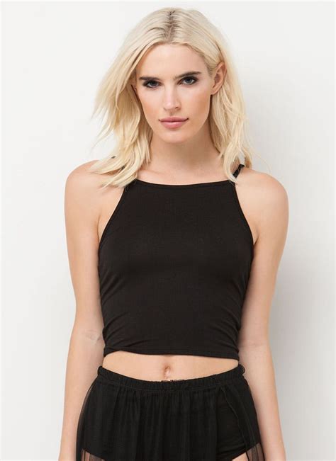 Cute Tank Tops Camis Cropped Tank Tops And More Black Cropped Tank