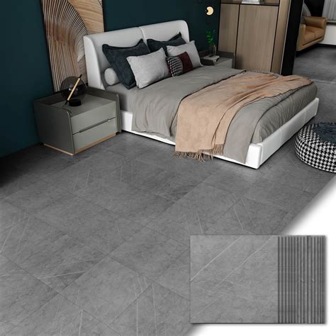 Dark Grey Marble Vinyl Tiles Chihut