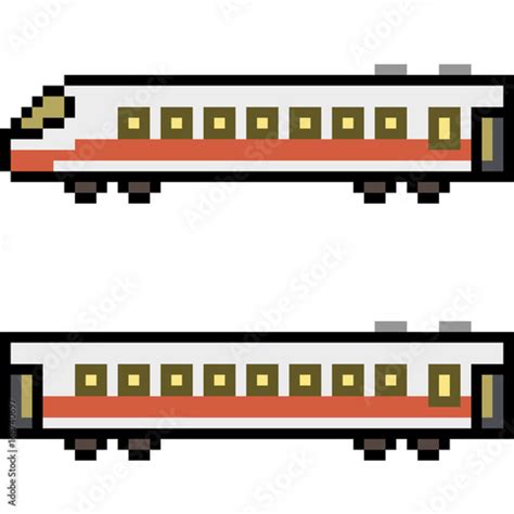 vector pixel art train side - Buy this stock vector and explore similar vectors at Adobe Stock ...