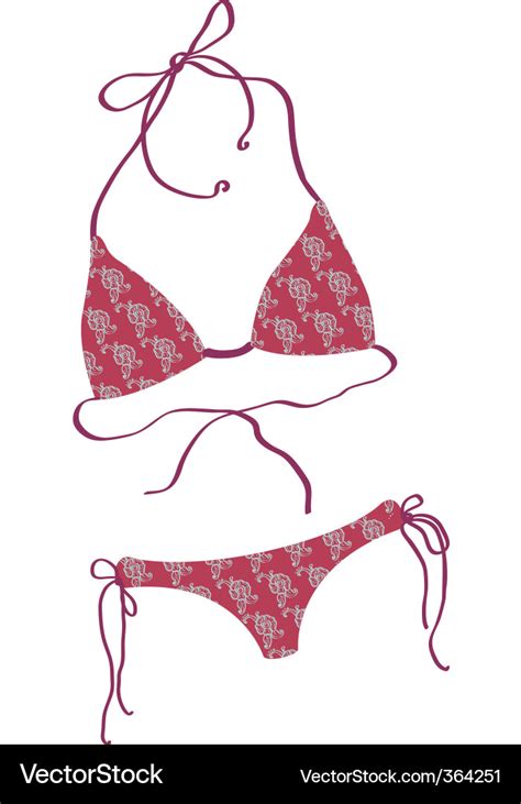 Bikini Royalty Free Vector Image VectorStock