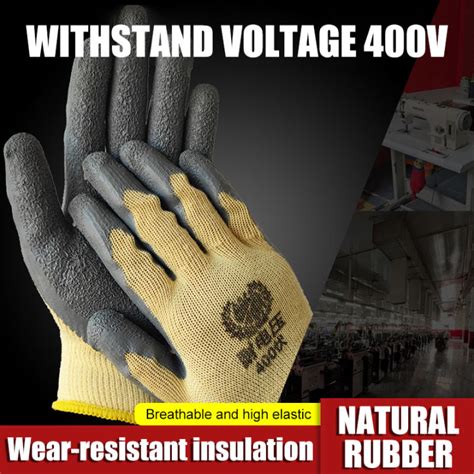 Electric Shock Protection Gloves Waterproof High Voltage Protection 400v Safety Gloves