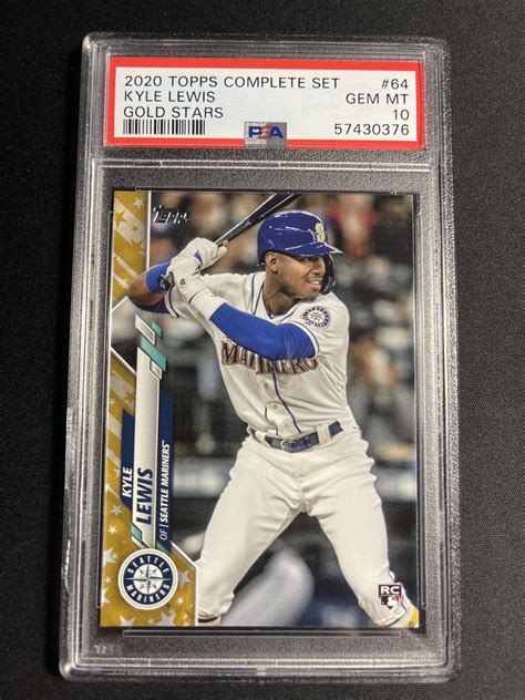 Topps Gold Kyle Lewis Rc For Sale Online Ebay