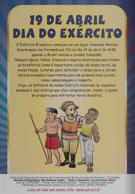 19 de Abril Dia do Exército Brasileiro ~ Mamãe Sortuda