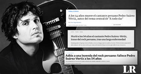 Muere Pedro Su Rez V Rtiz El Rockero M S Ic Nico Del Per As