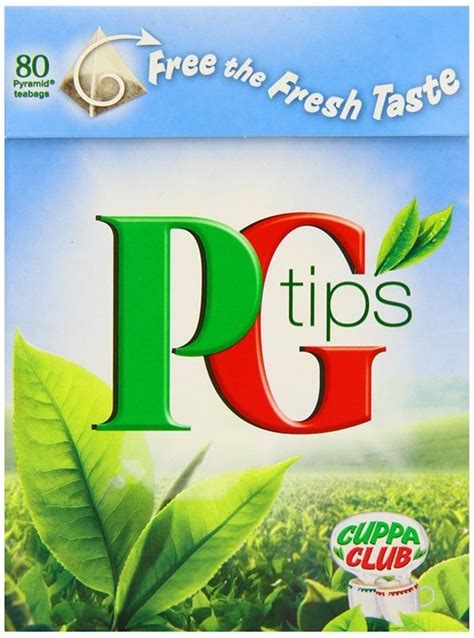 Pg Tips Black Tea Pyramid Tea Bags 80 Count Boxes Pack Of 4 Free