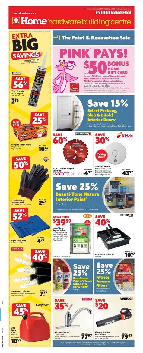 Home Hardware Building Centre ON Flyer October 15 To 21