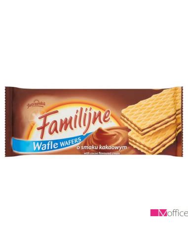 Wafle FAMILIJNE Kakaowo śmietankowym 180g JUTRZENKA