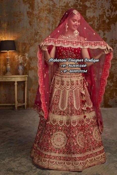 Indian Designer Wedding Lehenga Maharani Designer Boutique