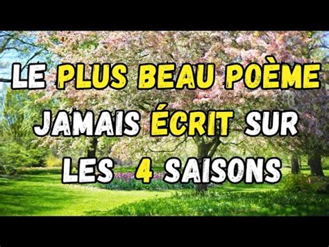 Le Plus Beaux Po Me Sur La Nature Et Ses Saisons Les Saisons De