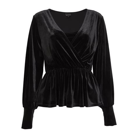 Buy Truworths Black Peplum Wrap Top Online Truworths