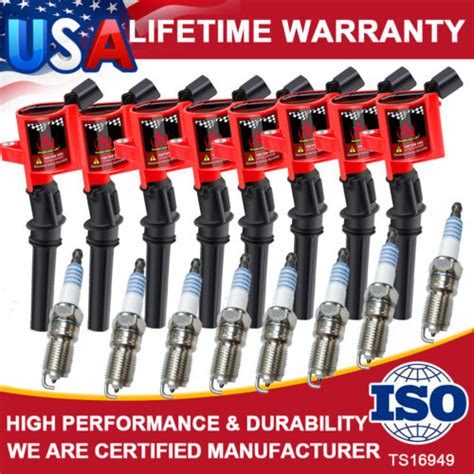 8 Pack Ignition Coils And Spark Plug For Ford F 150 2000 2004 4 6 5 4l Dg508 Sp479 Ebay