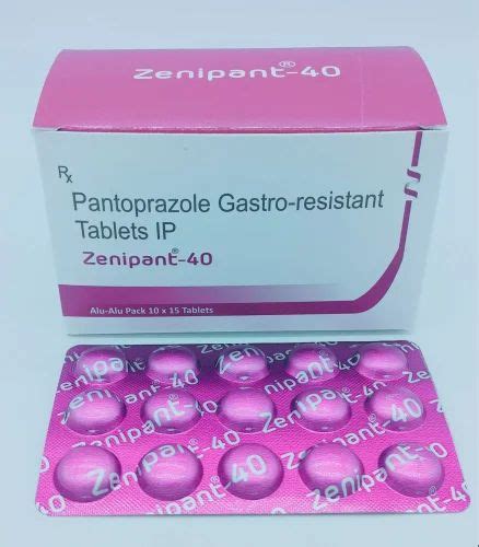 Pantoprazole 40 Mg Tablet Prescription Packaging Type Alu Alu At Rs