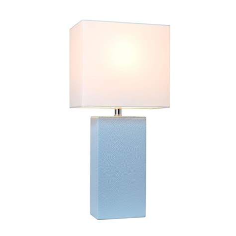 Lalia Home Lexington 21 In Periwinkle On Off Switch Table Lamp With