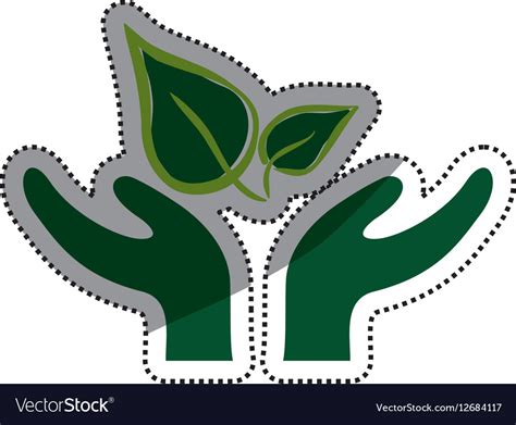 Think Green Ecology Royalty Free Vector Image Vectorstock