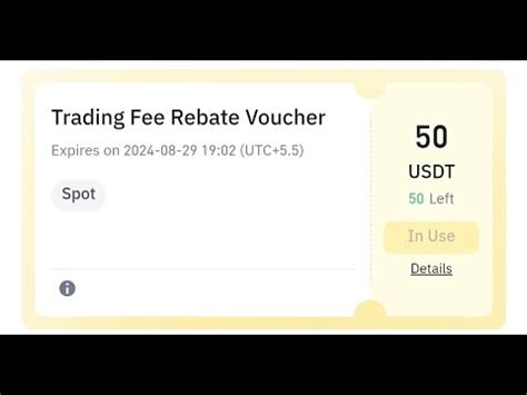 Binance Claim 50 USDT Binance Rewards Hub Binance Trading Fee