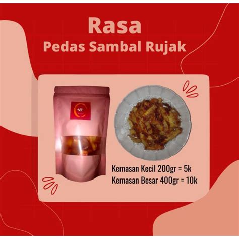 Jual MANGGLENG ID Keripik Singkong Pedas Sambal Rujak Ukuran Kemasan