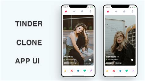 App Mobile Tinder Clone App Ui