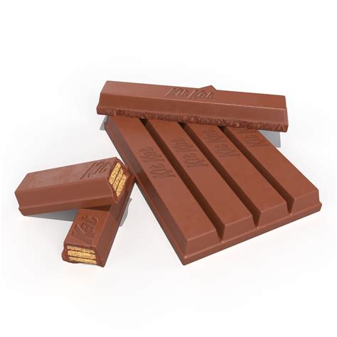 Kitkat Chocolate Bars 3d Model Cgtrader