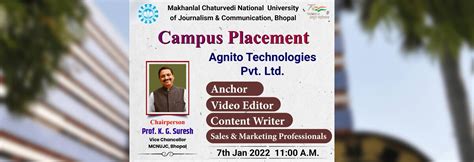 Campus Placement: Makhanlal Chaturvedi National University