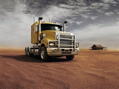 Yellow Mack Titan Mack Trucks HD Wallpaper Pxfuel