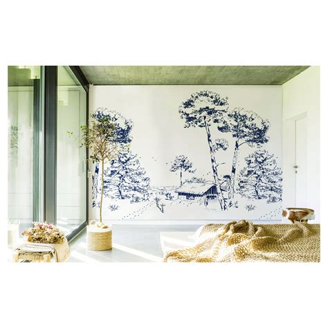 Les Cimes Customizable Digital Printing Mural Decor Isidore Leroy