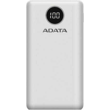 ADATA Power Bank 20000mAh AP20000QCD Fehér HDTech drón akciókamera