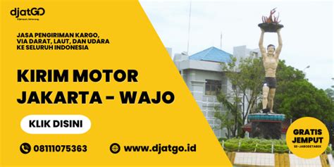 Kirim Motor Jakarta Wajo Door To Door Gratis Jemput