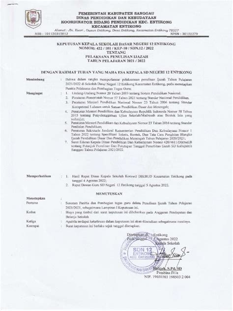 Sk Penulisan Ijazah 20212022 Pdf