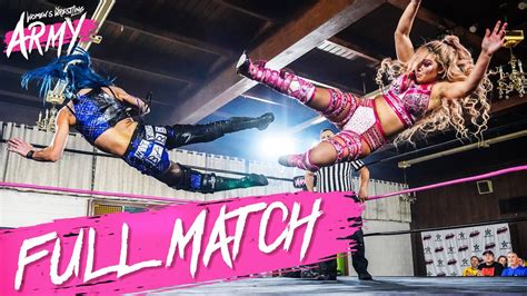 Allie Recks Vs Alex Gracia Full Match Womens Wrestling Army Youtube