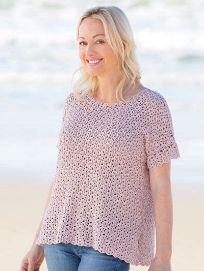 Craftdrawer Crafts Crochet Driftwood Tee Crochet Pattern Is The