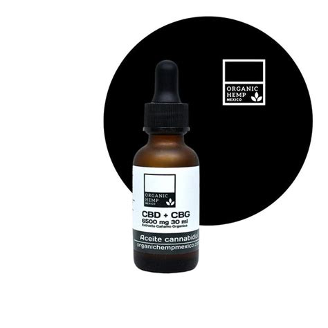 Aceite Cbd Cbg 6500mg 30ml Zakana Mx