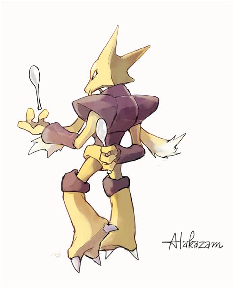 Alakazam Pokemon Drawn By Nigiri Ngr Danbooru