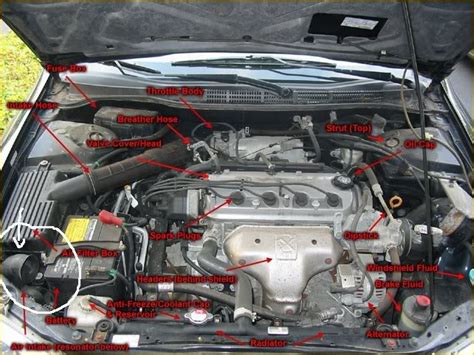 Honda Accord Engine Parts Diagram