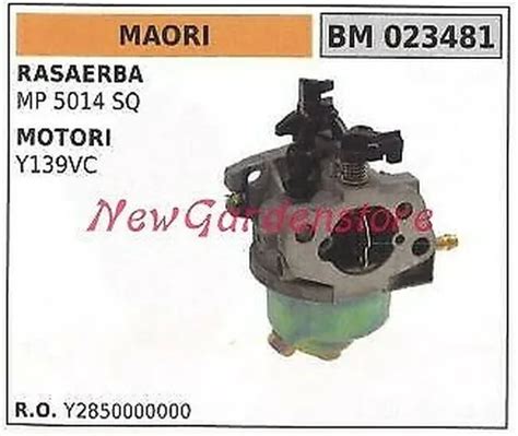 Carburateur A Cuve Maori Tondeuse Gazon Tondeuse Mp Sq Eur