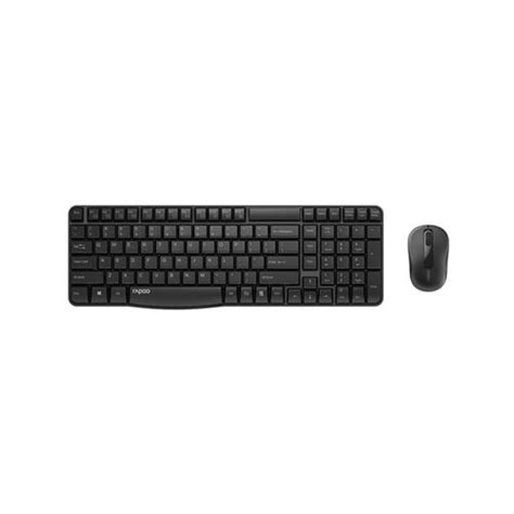 Rapoo X1800s Wireless Optical Keyboard Mouse Combo [x1800s Black] Bunnings Australia