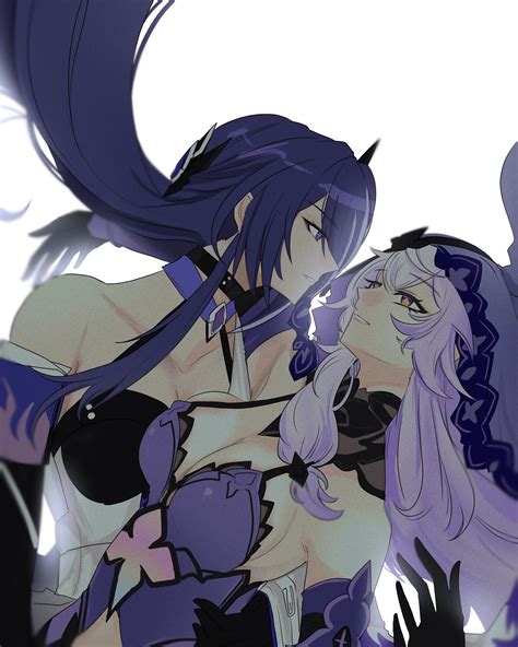 Acheron And Black Swan Honkai And 1 More Drawn By Choikfu Danbooru