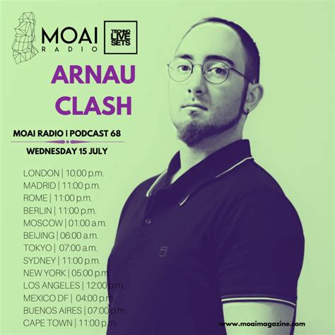 Techno Music DJ Mix Set By MOAI Radio Podcast 68 Arnau Clash