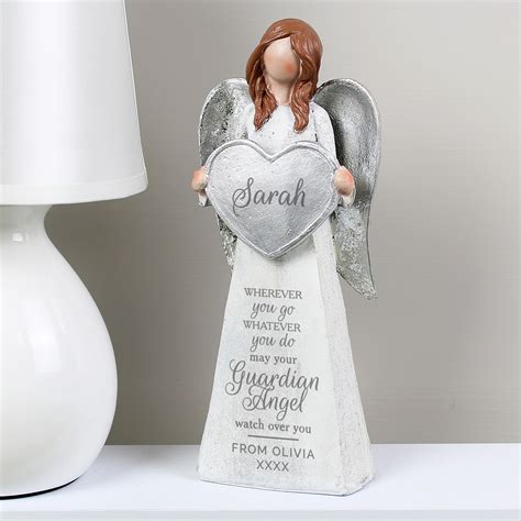 Personalised Guardian Angel Ornament Just The Right T Uk